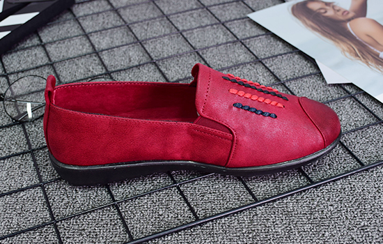 老北京布鞋，京城印象布鞋，78345C红色