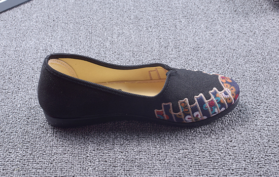 老北京布鞋，京城印象布鞋，79196C黑色