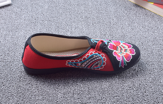 老北京布鞋，京城印象布鞋， 128023C黑色